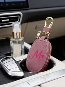 Dompet Kunci Multifungsi Unisex, Merah Mawar dengan Pola 26 Huruf A-Z, Dompet Ringkas, Gantungan Kunci Resleting, Desain Pola Hati, Bahan Kulit Sintetis PU, Tas Penyimpanan Resleting Multifungsi, Dompet Penyimpanan Kunci Mobil, Dompet Kunci Portabel Ringan, Desain Minimalis, Aksesori Perjalanan, Cocok untuk Rumah, Kantor, Perjalanan, Mobil dan Acara Lainnya, Hadiah Ideal untuk Teman, Pria, Keluarga, Pasangan, Ulang Tahun Pernikahan, Ulang Tahun, Pernikahan, Hari Ibu, Musim Kembali ke Sekolah. - MultiWarna - View 8