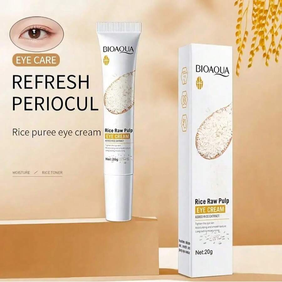 BIOAQUA 20g 保濕米漿眼霜 - 柔化並平滑肌膚、減少乾燥、收縮毛孔,使眼周細膩亮澤 - 米眼霜 - 查看 1