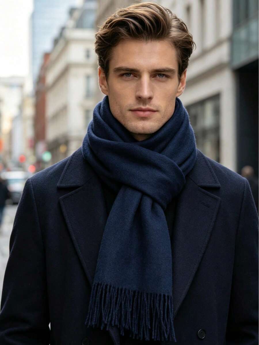 Scarves - Navy Blue - View 1