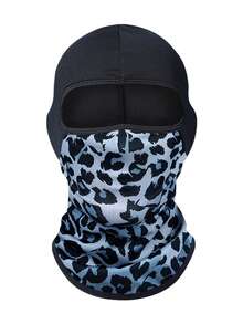Fabulous Be Xtreme Casco de ciclismo con estampado de leopardo y patrón de corazón dulce y fresco, máscara facial de seda de hielo transpirable con protección solar, cubierta de cara y cuello a prueba de viento para motocicleta y actividades al aire libre - Multicolor - Ver 10