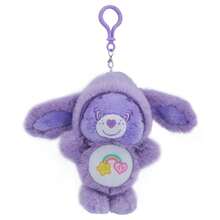 CARE BEARS CARE BEARS 可愛心形熊 17cm 長耳兔子帽子 絨毛吊飾 柔軟填充娃娃 背包吊飾 鑰匙圈 包包飾品 生日禮物 - 彩色 - 查看 11