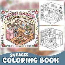 Relax Your Mind And Body, Unleash Your Creativity, This Cozy Coloring Book - 24 Smooth Line, Easy-To-Color Exquisite Illustrations, Designed For Children And Adults To Create A Whimsical And Easy-To-Color Atmosphere, Perfect For Home Decor, Journaling Or Gifts - Atmosphere Coloring Book - View 1