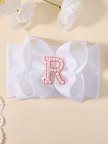 bilicaca 1pc Letter Style Soft Baby Headband, Baby Birthday Hair Accessory, Warm, Sweat-Absorbing, Caring For Baby's Growth - Multicolor - View 11