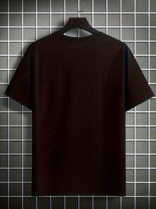 Men's 100% Cotton, Modern, Relaxed Fit, Short-Sleeved Printed Shirt. Exquisite Design. Essential For Summer. Easy To Match To Suit Your Style. SR9Q - Negro 2 - View 3