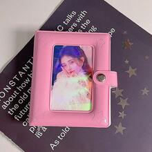 Album Kartu Foto Idola Korea - 32 Slot, Binder Penyimpanan Foto Lucu Ukuran 3 Inci, Penutup Gesper, Cocok untuk Foto Instan dan Kartu Lomo - MultiWarna - View 12