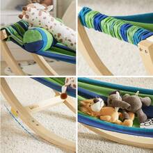SoBuy Sensory Swing, Sensory Spinning Chair, Spinning Chair For KMB16-J - Grey - View 4