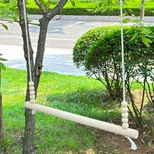 1件天然手工木製雞鞦韆玩具，防纏繞設計，天然木材搭配彈性繩+珠飾，大尺寸耐用，手工農舍風，適用於家禽，雞、鴨和鸚鵡可使用的搖擺木製玩具，耐用懸掛橋棲架，堅固鳥鞦韆玩具，鳥類玩具，雞、鴨和鸚鵡可玩耍且無憂 - 查看 9
