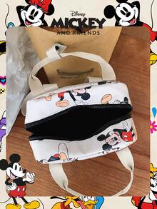 1 Pc Disney Officially Licensed Mickey Mouse Pattern Backpack, Casual Daily Backpack | School Bag | Sports Bag | Cartoon Backpack | Knapsack, Perfect For Women/Students/Teens/Graduates, Essential For Daily Use, Outings, Travel, Shopping And Back To School Season - Multicolor - View 5