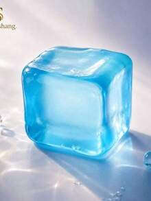 1 Nee Don Nice Cube Multi-Function Stress Relief Toy Soft Rubber Cube, Large Ice Cube Maltose Shape, TPR Material Super Soft And Squeezable, Adult Sensory Stress Relief Toy, Fun Gift, Birthday Gift, Easter Gift, Party Favor - Multicolor - View 3
