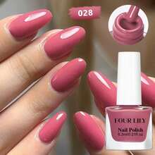 FOUR LILY 6.3ml Kuteks Kuku Berbasis Air yang Dapat Dikupas, Tanpa Perlu Dipanggang, Cepat Kering, Tahan Lama, Cocok untuk Salon, DIY, dan Penggunaan di Rumah, Tersedia Berbagai Warna - MultiWarna - View 16
