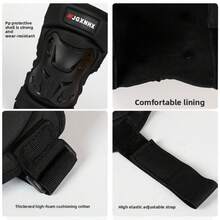 Motorcycle Knee Pads, PP Shell Anti-Fall Riding Protective Gear With Shock Absorption, 4-Piece Set Windproof Warm Adult Protective Equipment - Knee Pads (Female) - View 4