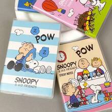 1pc Cute Snoopy Lined Notebook, Suitable For Elementary And Middle School Students Lined Diary Journal, Random Style, Christmas Stocking Filler, Christmas Gift, Christmas Decoration - Multicolor - View 1