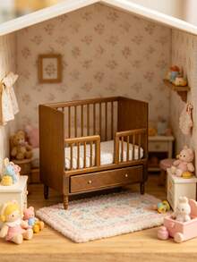 1pc 10.7cm Dollhouse Miniature Fence Bed Decor, Suitable For Miniature Diorama Scenery, Figurine Atmosphere Setting, Still Life Photography Background Prop, Architectural Model Layout, Desktop Aesthetic Soft Decoration, Art Collection Display, Studio Window Display, Birthday Commemoration, Anniversary Gift, Christmas New Year, Valentine's Day, Housewarming Gift, Business Niche Souvenir, Suitable For All Seasons Spring Summer Autumn Winter - Multicolor - View 6