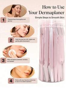 12-Piece Warm Pink Multi-Function Grooming Set, Combines Eyebrow Trimming, Shaving, Exfoliating And Hair Removal Functions, Includes , Facial And Body Cleansing Tools, Long Handle With Protective Cover - Pink Eyebrow Trimmer - View 3