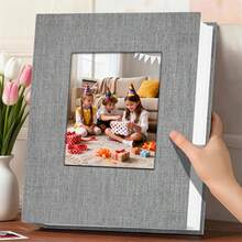 Popotop Photo Album 4x6 100 Pockets, Linen Hardcover Photo Album Suitable For Family, Wedding, Anniversary, Baby, Vacation Pictures - 1PC - View 11