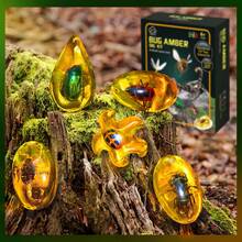 Children's STEM Amber Digging Kit, Artificial Insect Amber Digging Tool Set, Dinosaur/Crystal Archaeology Digging Kit, STEM Science Toys, Hands-On Practice For Kids, Can Dig Up Insect Specimens, Fun Educational Activity, Suitable For Children 3 Years And Older Insect Fossil Digging Toy, Educational Science Experiment Kit, Birthday Gift For Boys And Girls, Holiday Gift - 彩色 - 查看 5