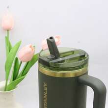 Stanley 40oz Classic ProTour Flip Tumbler Vacuum Temp Lock Sweat-Proof Lightweight Travel Mug Cypress Green - 軍綠色 - 查看 2