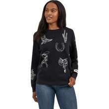 Wrangler Women's Retro Black Sweatshirt Variant 1 - Black - View 5
