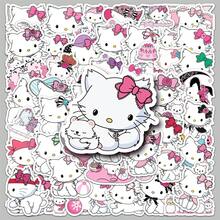 SANRIO 500張三麗鷗卡通可愛貓咪動物防水環氧樹脂貼紙，適用手機 - 彩色 - 查看 1