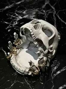 Creative Skeleton Jewelry Organizer Decorative Ornaments Resin Craft Creative Home Decor Tray Storage Ornaments ,Room Decor - 1PC - View 8