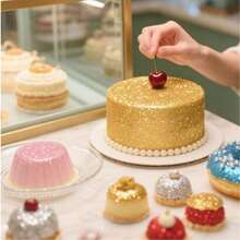 Rainbow Metallic Glitter Powder, Multi-Color Shimmer Dust For Desserts, Drinks, Cupcakes & Cookies - Multicolor - View 4