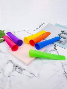 1/2/3/4/6pcs Reusable Silicone Popsicle Molds With Lids, Popsicle Maker For Making Popsicles, Yogurt Bars, Jelly, Kitchen Tools And Accessories - Multicolor - View 2