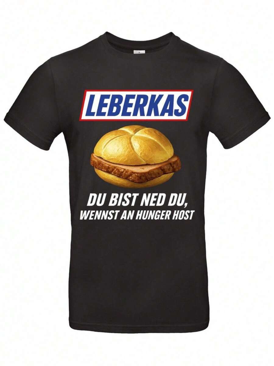 Lustiges Herren-T-Shirt Mit Leberkäs-Motiv - 樣式1 - 查看 1