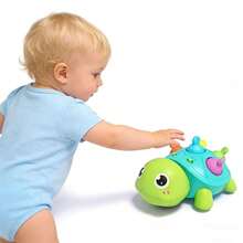 Electronic Crawling Turtle Toy, Built-In Music & Lights, Interactive Moving Sensory Plaything, Baby Early Education Toy For Fine Motor Skills Training, Perfect Birthday, Christmas, Halloween & All Holiday Gift - Multicolor - View 13