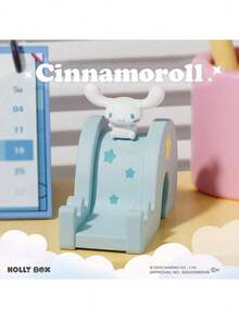 官方授權 Sanrio 角色滑動式手機支架，多角色可調角度桌面裝飾，適用居家與辦公室，Hello Kitty 房間裝飾，成人桌面收納架，14 歲以上 - 淺藍色 - 查看 7