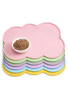 1/2pcs Pet Silicone Feeding Mat, Indoor Pet Mat, Cat Food Mat, Non-Slip Waterproof Leak-Proof Feeding Mat, Easy To Clean, Suitable For Small To Medium Pets, Home, Travel, Cat Supplies, Home Decor, Kitchen Accessories - Multicolor - View 8