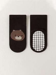 12/6 pares de calcetines lindos para bebé, con patrón de oso de dibujos animados, unisex para niños y niñas, estilo minimalista cómodo y casual, adecuado para 0-36 meses, todas las estaciones, se pueden usar como calcetines para bebé, calcetines para recién nacido, calcetines para niño pequeño, calcetines para infante, también adecuados como regalos de decoración para Halloween, Acción de Gracias y Navidad. - Multicolor - Ver 3