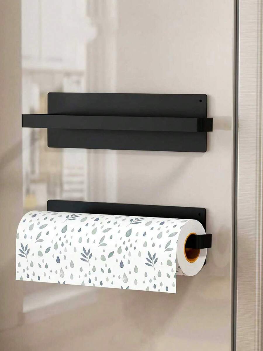 Tempat Tisu Dapur Magnetik untuk Kulkas - Magnet Perekat Kuat, Mudah Digunakan dengan Satu Tangan, Tidak Perlu Pengeboran untuk Pemasangan di Dinding, Cocok untuk Kulkas, Dapur dan Kamar Mandi, Aksesori Dapur Hemat Ruang - View 1