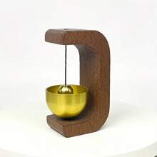 Japanese-Style Brass Doorbell - Wooden Magnetic Doorbell, Suitable For Home, Office, And Shop - Welcome Gift. - A - View 11