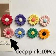 1/3/5/8/10/12/14/20pcs Fun Sunflower Resin Fridge Magnets, Suitable For Kitchen Refrigerator, Can Be Used As Small Gifts For Family And Friends, Warm And Shiny Sunflower Decorative Magnets, Table Decoration, Kitchen Decoration, Suitable For Kitchen, Living Room, Office, Bulletin Board, Holiday Gift - one-size - View 20