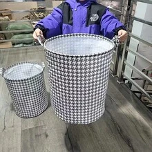 可折疊圓形收納桶 / 大容量收納籃 / 洗衣籃 / 玩具收納盒 - 彩色 - 查看 8