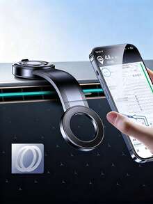 Soporte Magnético Flexible para Teléfono de Coche - Brazo Ajustable de Aleación de Aluminio, Rotación 360°, Diseño Moldeable, Ángulo de Visión Personalizable, Sin Pinza, Resistente a Arañazos y Absorción de Impactos, Universal para iPhone y Todos los Smartphones - apoyo - Ver 7