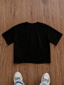 Men T-Shirts - 黑-1 - 查看 2