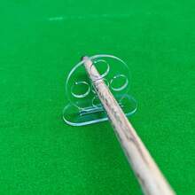 1pc/2pcs Billiard Training Aid, Billiard Cue Aiming Trainer, Snooker Sports Training Tool, Improve Accuracy And Skill, Durable Acrylic Material, Suitable For Billiard Enthusiasts, Billiard Accessories - White - View 5