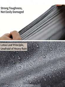 Unisex Hooded Raincoat, Long EVA Neutral Raincoat, Portable Quick-Drying, Lightweight And Easy To Carry, Suitable For Daily Commute And Travel. Thickened Waterproof Design, Waterproof, Windproof, Quick-Drying, Breathable, Ideal Choice For Cycling, Hiking And Outdoor Exploration, Rainy Season Essential, Beach/Travel/Vacation Essential. - Multicolor - View 5