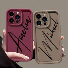 Phone Case: Personalized Case With Name And Initials, Compatible With IPhone 17, 16, 15, 14, 13, 12, 11 Pro Max, Ideal Gift For Couples And Friends, DIY Protective Drop-Proof Case - Style 1 - View 5
