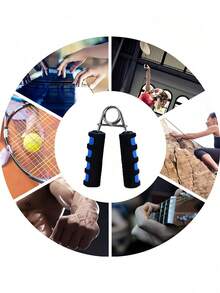 Wrist Developer Resistance Grip Trainer Portable A-Type Hand Grip Strengthener Soft Foam Hand Exerciser For Men Women For Sports Gym Home Workout Gym Essential Accessories - Multicolor - View 6