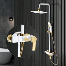 SENDERPICK Sistemi per doccia - Bianco e oro @JZSKDQ-002700 - Visualizzare 5