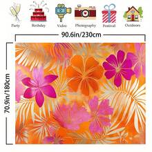 Orange Pink Gold Tropical Floral Arrangement, Suitable For Background Decoration, Outdoor Celebrations And Home Decor - View 8