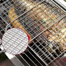 1 Stück Premium BBQ Grillkorb, verdickter feinmaschiger Fischgrillclip, faltbarer & abnehmbarer Griff BBQ Korb, rostbeständiges Outdoor Grillgitter, großer tiefer BBQ Korb, multifunktionales tragbares Camping Kochwerkzeug, langanhaltend BBQ Zubehör, geeignet für Fisch, Garnelen, Schnittlauch, Enoki-Pilze, Gemüse, Heim Outdoor Picknick Camping Küchenbedarf - Grillnetz - Übersicht 11