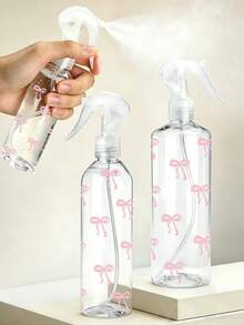 Botol Semprot Perjalanan Isi Ulang Motif Pita, Botol Semprot Kabut Halus Multifungsi Cocok untuk Perjalanan dan Perjalanan Bisnis, Penghapus Riasan, Botol Semprot Rambut yang Dapat Digunakan Kembali, Digunakan untuk Penataan Rambut, Pembersihan, Tanaman, Pelembap Wajah - MultiWarna - View 2