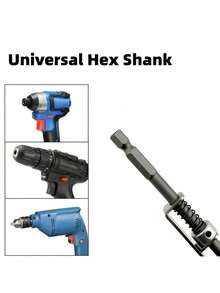 1Pc Spring-Loaded Positioning Screwdriver With Spring-Loaded Bit, Screw Fixing Drill Bit, One-Hand Operation, Universal Screw Fixing Tool, Spring-Loaded Screw Extractor, Anti-Slip Handle, And Sealing Tape, Easy To Carry - Screw Fixing Tools - View 12