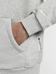 Nike 男款 AS M NK DF SI FZ HD 針織拉鍊連帽運動外套 FZ0223-063 - 黑色 - 查看 3