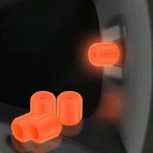 4pcs Valve Stem Caps, Enhance Visibility In Low Light Environments, Durable And Reusable, Lightweight And Portable, Effectively Improve Night Driving Safety, Stylish And Unique Car Accessories, Suitable For All Car Models - Luminous Valve Cap - View 14