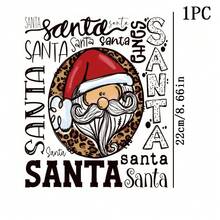 1pc/2pcs/3pcs Durable Christmas Cartoon Heat Transfer Stickers, Washable And Iron-On DIY For T-Shirts, Sweatshirts, Jeans, Hoodies, Backpacks, Tote Bags, Pillows And Baseball Caps - Multicolor - View 7