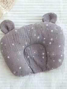 1pc Baby Head Shaping Anti-Flat Head Breathable Sweat-Absorbing All-Season U-Shaped Pillow 20*25cm - Multicolor - View 13